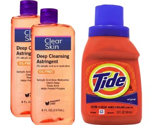 2 Clear Skin Astringent & Tide Detergent Bundle